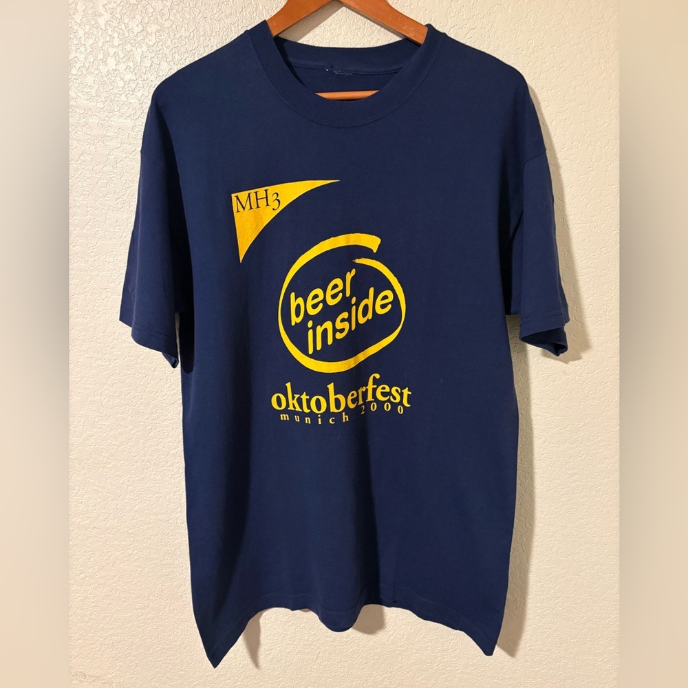 Vintage 2000 Oktoberfest “Beer Inside” Tee – Munich Hash House Harriers
